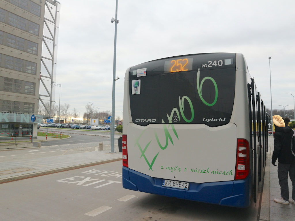 252 bus. Krakow Poland.