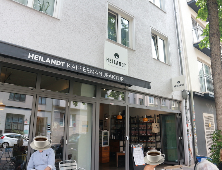 Heilandt coffee. cafe in Cologne Germany. 