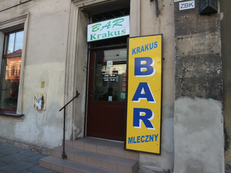 Krakus milk bar, Krakow