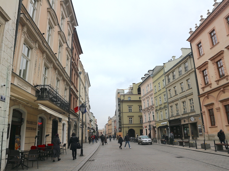 Grodzka street, Krakow.