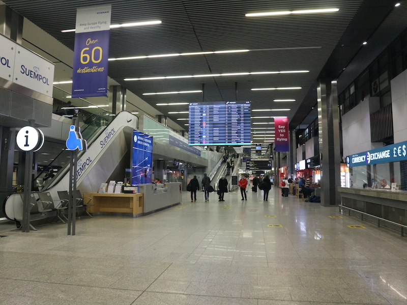 Krakow airport.