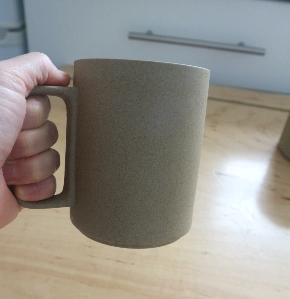 Hasami porcelain mug size